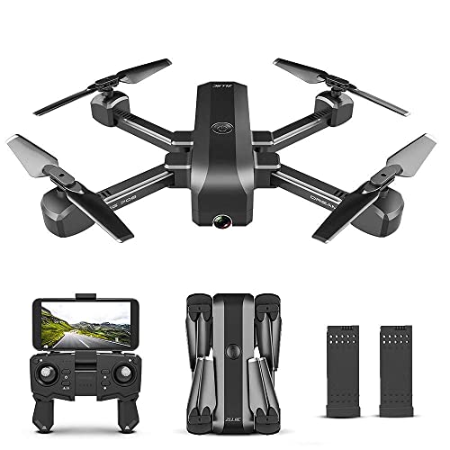 RC Quadcopter, Sg706 RC Drone con cámara Dual 1080P Posicionamiento de Flujo óptico Imagen de Seguimiento Aplicación Control de Gestos Drone Plegable Quadcopter para Adultos 2 Caja de almace