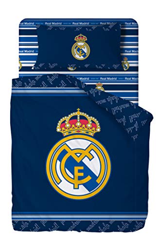 Real Madrid Juego De Sabanas de 3 Piezas Cama 90 (160x270 + 90x200/25 + 50X80) RM194001