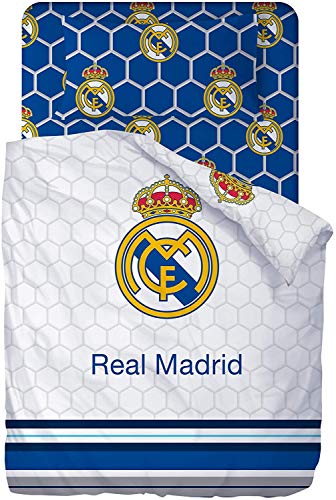 Real Madrid Juego De Sabanas de 3 Piezas Cama 90(160x270 + 90x200/25 + 50x80 cm) RM 182062-90