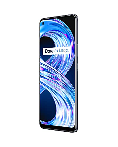 realme 8 - Smartphone Libre (Pantalla AMOLED superior 6.4", 8GB RAM +128GB Almacenamiento, MediaTek Helio G95, Cámara cuádruple con IA de 64MP, Carga Dart de 30W con batería de 5000 mAh) Punk Black