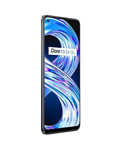 realme 8 - Smartphone Libre (Pantalla AMOLED superior 6.4", 8GB RAM +128GB Almacenamiento, MediaTek Helio G95, Cámara cuádruple con IA de 64MP, Carga Dart de 30W con batería de 5000 mAh) Punk Black