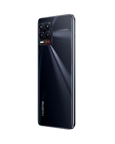 realme 8 - Smartphone Libre (Pantalla AMOLED superior 6.4", 8GB RAM +128GB Almacenamiento, MediaTek Helio G95, Cámara cuádruple con IA de 64MP, Carga Dart de 30W con batería de 5000 mAh) Punk Black