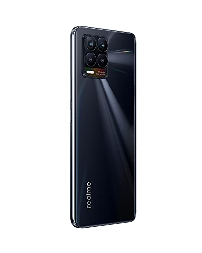 realme 8 - Smartphone Libre (Pantalla AMOLED superior 6.4", 8GB RAM +128GB Almacenamiento, MediaTek Helio G95, Cámara cuádruple con IA de 64MP, Carga Dart de 30W con batería de 5000 mAh) Punk Black