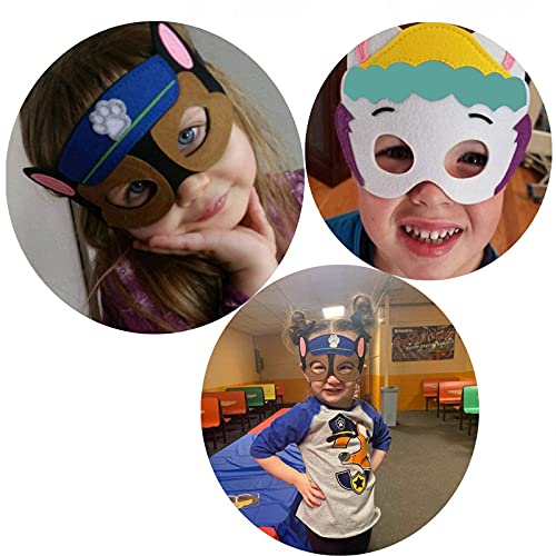 REDO 10 unidades de máscaras de caricatura para perros, para cumpleaños, fiestas de cosplay, para niños, carnaval, Halloween, fiestas de disfraces