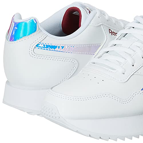 Reebok Royal Glide Ripple Doub, Zapatillas de Running Mujer, FTWR White/Punch Berry/FTWR White, 39 EU