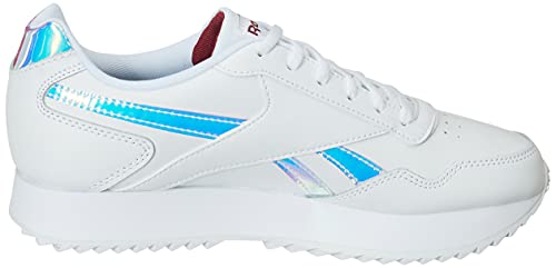 Reebok Royal Glide Ripple Doub, Zapatillas de Running Mujer, FTWR White/Punch Berry/FTWR White, 39 EU