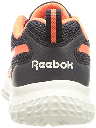 Reebok Rush Runner 3.0, Calzado para Correr en Carretera, Vector Navy/Orange Flare/White, 27 EU