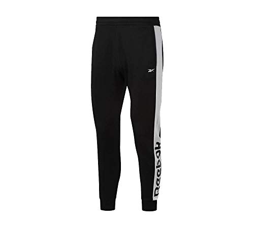 Reebok TE LL Jogger Pantalón, Hombre, Negro, S