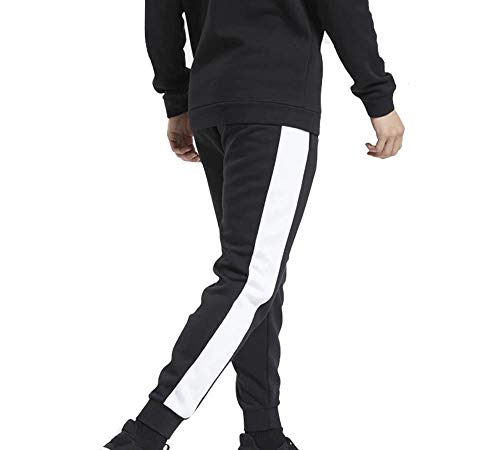 Reebok TE LL Jogger Pantalón, Hombre, Negro, S