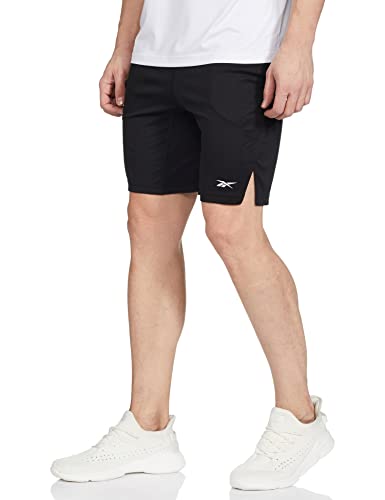 Reebok Wor Comm Knit Short Pantalón Corto, Hombre, Negro, XL