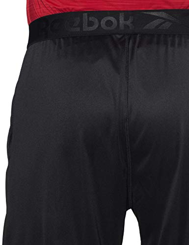 Reebok Wor Comm Knit Short Pantalón Corto, Hombre, Negro, XL