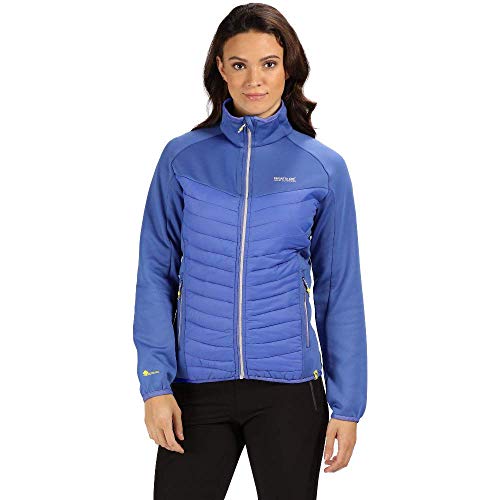 Regatta Bestla - Chaqueta impermeable ligera y aislante para mujer, Mujer, Chaqueta, RWN135, Azul (pastel de arándanos/pastel de arándanos), 38