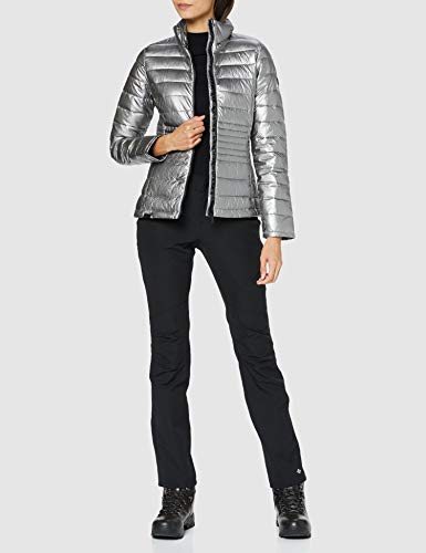 Regatta Lustel Chaqueta acolchada, tejido ligero con aislamiento y bolsillos con cremallera Baffled/Quilted Jackets, Mujer, Pewter, 8