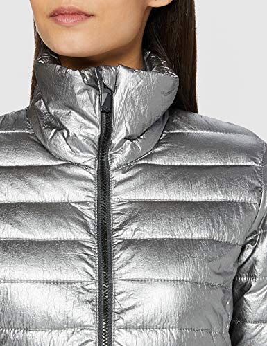 Regatta Lustel Chaqueta acolchada, tejido ligero con aislamiento y bolsillos con cremallera Baffled/Quilted Jackets, Mujer, Pewter, 8