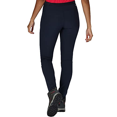 Regatta Pentre Pantalones Elásticos para Caminar, Azul (Navy), XS para Mujer