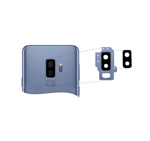 RepairMedia-Shop ★ Lente de cristal para cámara Samsung Galaxy S9 Plus, color azul coral, repuesto para Samsung Galaxy S9+ ★RM★