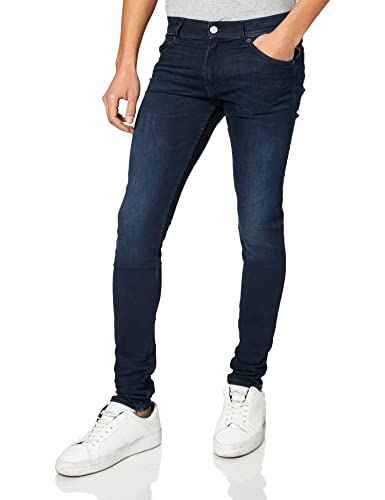 REPLAY Jondrill Powerstretch Denim Jeans para Hombre, Azul (007 Dark Blue), 32W / 30L