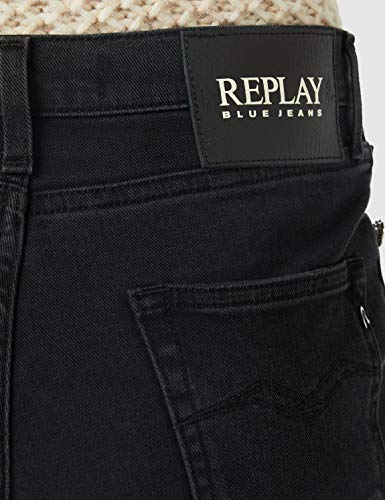 REPLAY JULYE Jeans, Negro (098 Black), 30W / 32L para Mujer