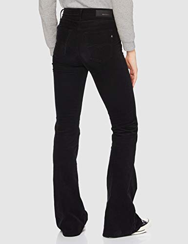 REPLAY NEWLUZ Flare Jeans, Negro (098 Black), 26W / 32L para Mujer