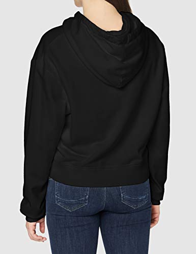 REPLAY W3548 .000.22890p Sudadera con Capucha, Negro (098 Black), S para Mujer