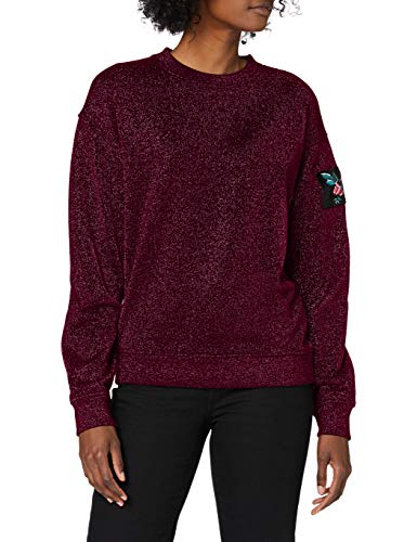 REPLAY W3551b.000.22672 Sudadera, 110 Dark Fuxia Lurex, S para Mujer