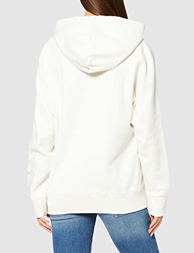 REPLAY W3554 Sudadera con Capucha, 562 Chalk, M para Mujer