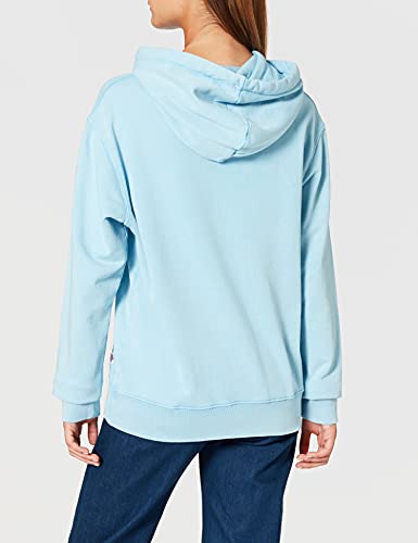 REPLAY W3554 Sudadera con Capucha, 578 Sky Azure, M para Mujer