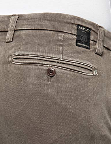 REPLAY Zeumar Jeans, Marrón (300 Brown), 30W / 34L para Hombre