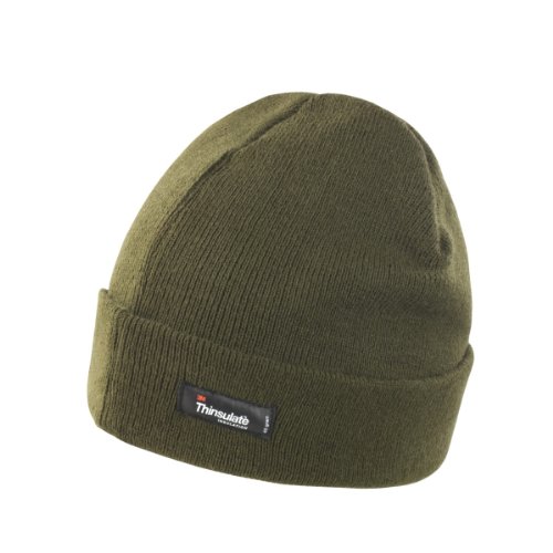 Result - Gorro de Invierno térmico Ligero Modelo Thinsulate Unisex Hombre Mujer (3M 40g) (Talla Única) (Amarillo Fluorescente)