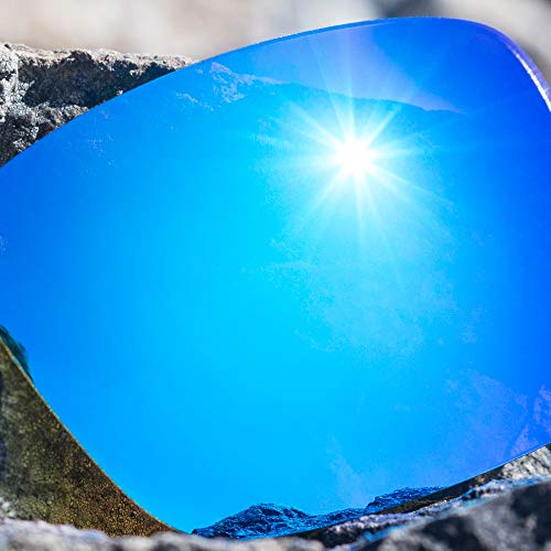 Revant Lentes de Repuesto Compatibles con Gafas de Sol Oakley Turbine, Polarizados, Azul Hielo MirrorShield