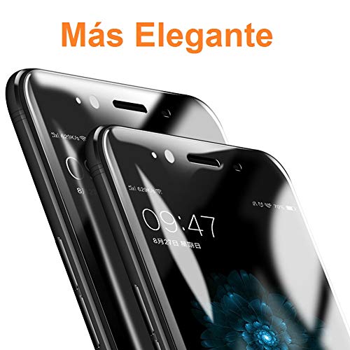 REY Protector de Pantalla Curvo Cámara Trasera para iPhone 12 (6,1"), Negro, Cristal Vidrio Templado Premium, 3D / 4D / 5D, Anti Roturas