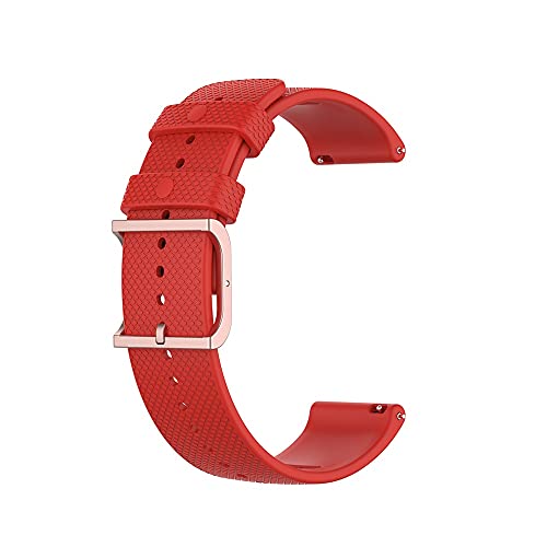 RHBLHQ 20 mm 22 mm Banda de Pulsera de Silicona Correa de Reloj Inteligente Hombres Mujeres Deporte Pulsera Correa de Silicona (Band Color : Red, Band Width : 22mm Polar Vantage M)