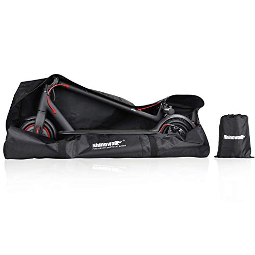 Rhinowalk Bolsa para Scooter Plegable,Portable Oxford Paño Scooter Bolsa Eléctrica Skateboard Bolsa de Transporte Compatible with Xiaomi Mijia M365 (Negro)