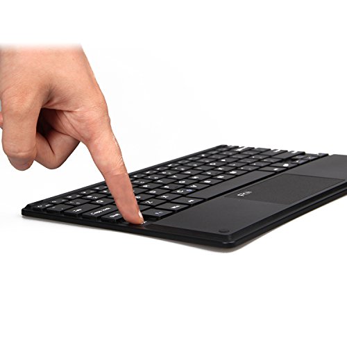 Rii BT11 Ultra-delgado teclado bluetooth con una función de multi-touchpad y batería recargable,color negro - QWERTY Español