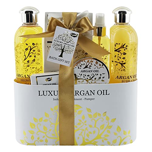 Rituals Set de Regalo Mujer | Set Bano perfuma Aceite de Argan | Regalo Cumpleaños Mujer y Mama | Set Regalo Mujer | Regalo Navidad | Cesta Belleza Cuidado y Bienestar | TRADITION