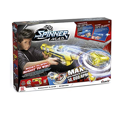 Rocco Giocattoli - Spinner Mad Blaster Single Shot Juego, Colores Surtidos, 86300