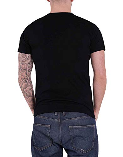 Rock Off Oasis - Camiseta unisex con logotipo de Decca, color negro Negro Negro (XL