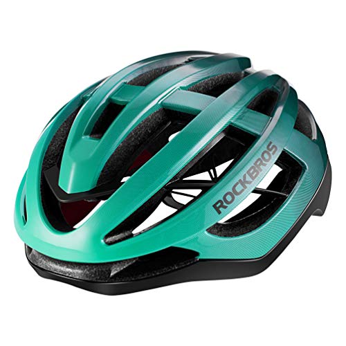 ROCKBROS Casco Adulto Bicicleta Montaña Carretera MTB Ajustable 55-61 cm, Unisex