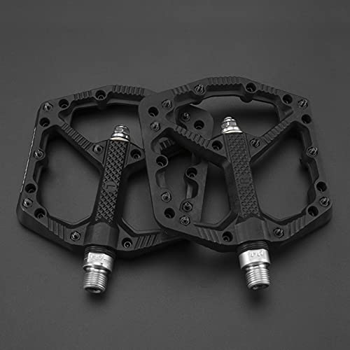 ROCKBROS Pedales de Bicicleta de Nylon, Gran Plataforma Antideslizante, para MTB Bicicleta Carretera BMX, 9/16 Pulgadas