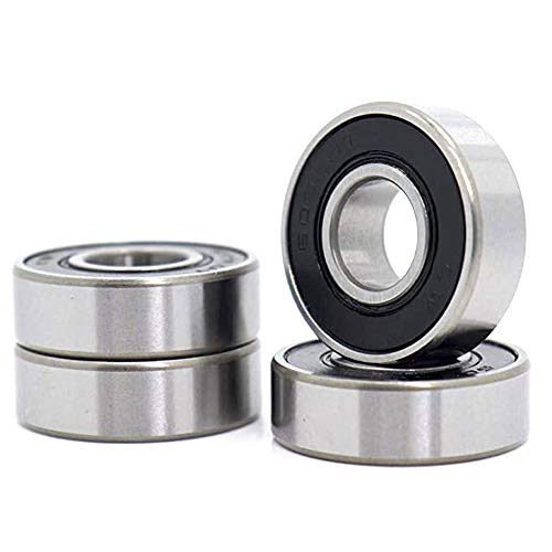 Rodamientos de Bolas 20 Piezas 608 2RS Bearing, Rodamientos Miniatura de Bolas, Mini Rodamientos Bolas Baja Velocidad, Cojinete de Bolas de Ranura Profunda Accesorios de Piezas MecáNicas 8 * 22 * 7mm