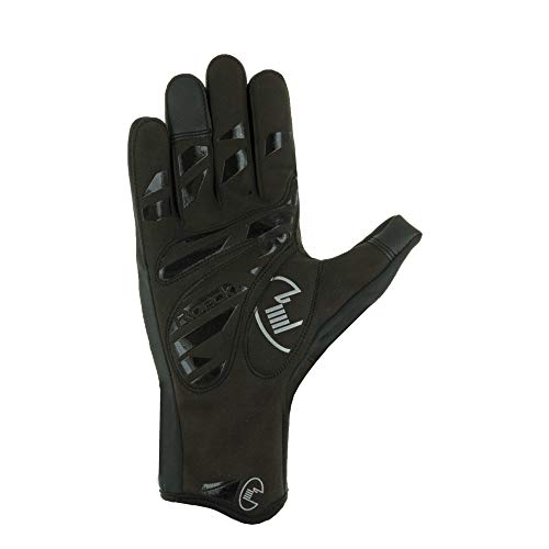 Roeckl Guantes de Bicicleta Guantes Ciclistas Roth Guantes de Invierno Negro, tamaño:9