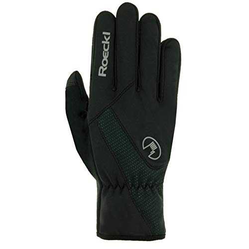 Roeckl Guantes de Bicicleta Guantes Ciclistas Roth Guantes de Invierno Negro, tamaño:9