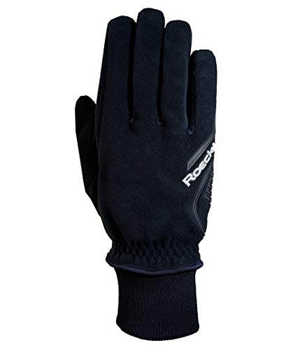 Roeckl Rebollin 200 - Guantes de ciclismo para hombre, color negro