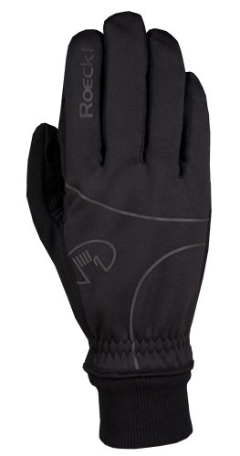 Roeckl Rotenburg Guantes Ciclismo, Hombre, Negro, 95