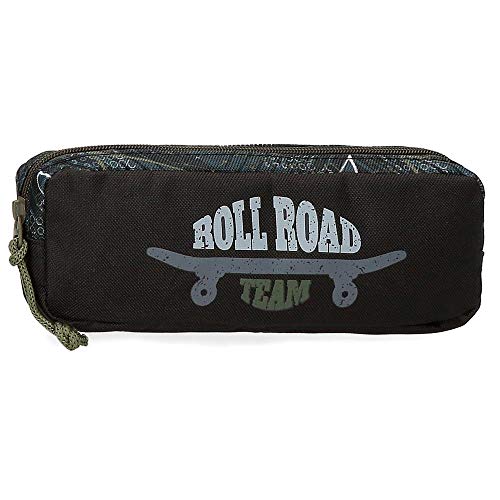 Roll Road Team Estuche Negro 22x7x3 cms Poliéster