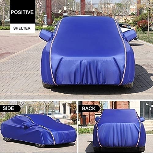 Ronglibai Funda Coche Exterior Compatible con Opel Combo/Cascada/Corsa/Adam/Karl/Speedster/Zafira Life Funda Coche Exterior Impermeable Transpirable Cubierta Para Auto Duradero Oxford(Color:D,Size:Cas