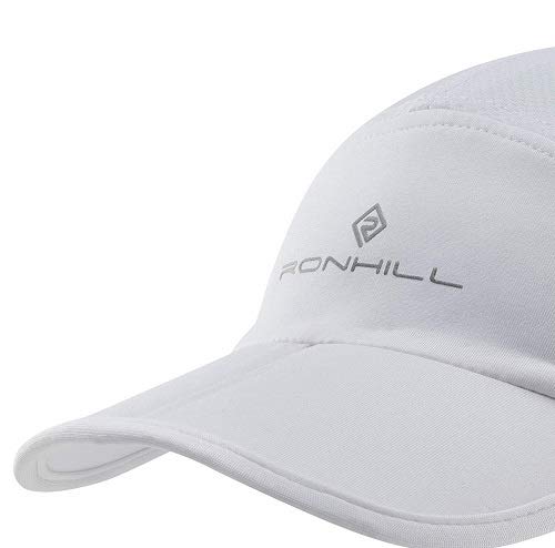 Ronhill Split Air-Lite Cap Gorra trasnpirable, Unisex Adulto, Bright White, S/M