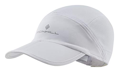 Ronhill Split Air-Lite Cap Gorra trasnpirable, Unisex Adulto, Bright White, S/M