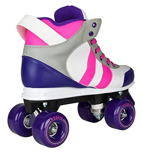 Rookie Deluxe Patines, Mujer, Blanco/Rosa (Pink/Grey/Purple), 35,5