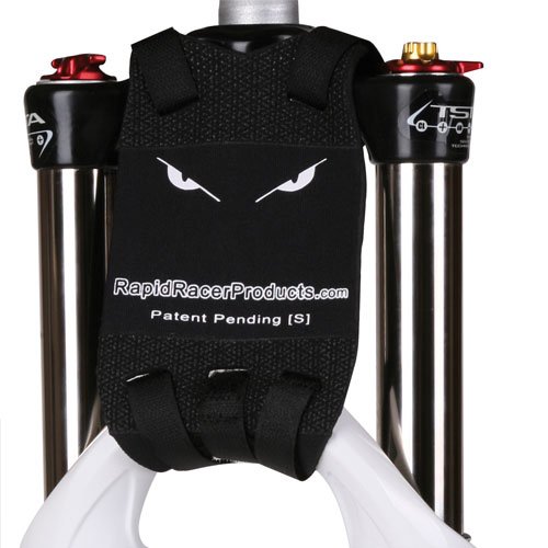 RRP Neoguard Evil Eyes - Guardabarros para Bicicleta Blanco Blanco y Negro Talla:80/100 mm